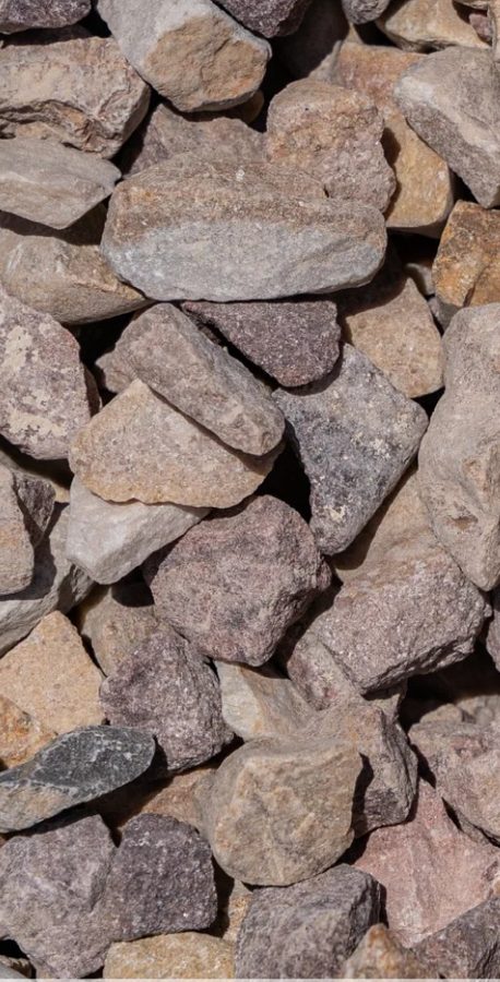 Desert Rose rock, 1 inch, close up