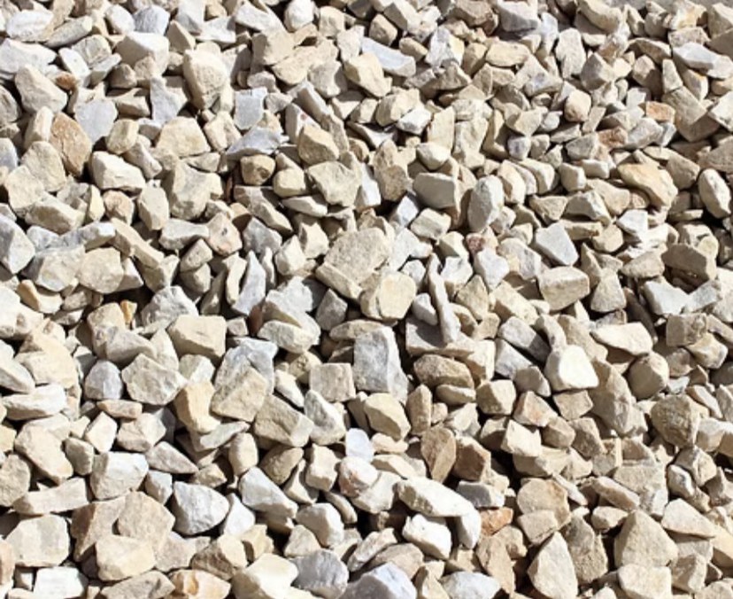 Desert Sun blended tan rock close up