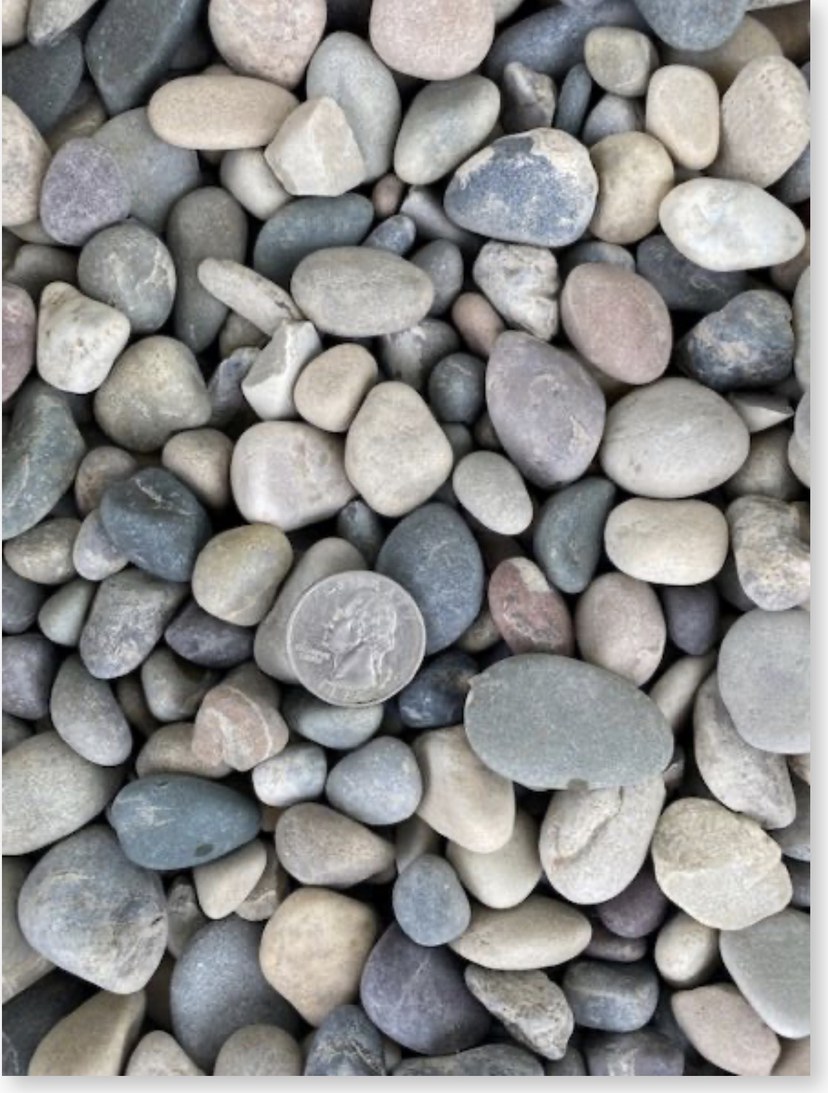 Polar Dusk River Rock close up