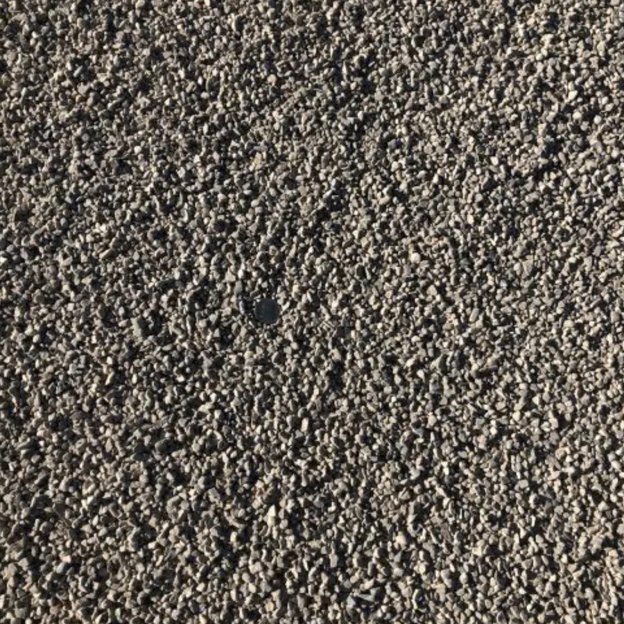 1/4 inch unwashed chip close up